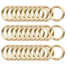 開口式O型環 16mm, 金色, 30個