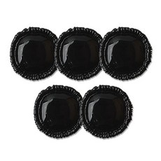 高級大衣開襟衫金屬鈕扣 Basis 23mm, BK色, 5個