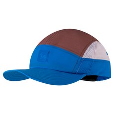 西班牙 BUFF 男女通用五片式Go Cap跑步運動帽, DOMUS AZURE, 1個