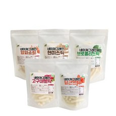 Nature Grain 綜合寶寶米棒套裝 健康美味, 洋蔥口味+糙米口味+花椰菜口味+地瓜口味+胡蘿蔔口味, 40g, 5包
