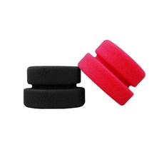 PURESTAR 雙頭印章塗抹器, 紅色, 黑色, 1個