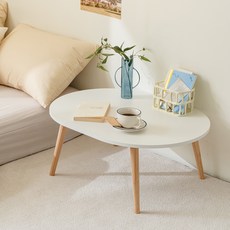 woodray Pinewood 實木客廳桌, 白色