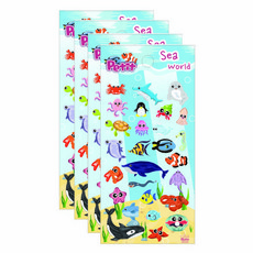 Petit 海洋世界季節貼紙 DA5565, 混合顏色, 4個