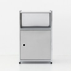 마켓비 심플리 스테인리스 협탁 BC263 40 x 40 x 64 cm, 1개