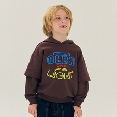 OWLEYBARN 男童霓虹連帽保暖大學T