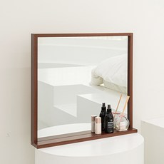 Ease Heim Kate 立式化妝台桌鏡 600, 胡桃木色