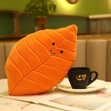 Unheve 葉子造型抱枕, F 橘色
