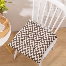 순잠 체크보드 코듀로이 쿠션