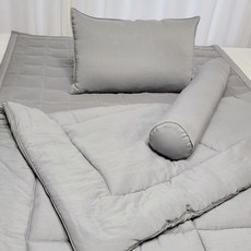 아띠블랑 모달 아기 침구 꿀잠 4종 세트, 그레이
