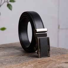 BLANC FLEUR 男士皮革經典現代西裝腰帶