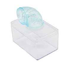 倉鼠用透明沐浴桶 廁所 躲藏屋 頂部, 隨機出貨, 1個