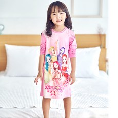 시크릿쥬쥬 여아용 루나 실내복 원피스