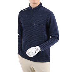 男士壓花半鋪棉刷毛半拉鍊T恤 YILW422