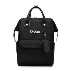 JH Company 粉彩大容量後背包, 黑色