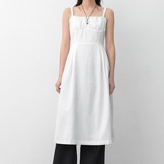 아틀리에나인 여성용 이슬라 셔링 턱 드레스 OP-6272