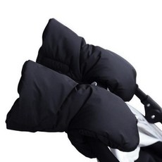 簡約風嬰兒車手套, 黑色