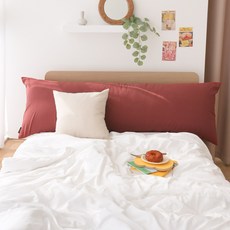 포홈 핸드메이드 바디필로우 커버, 비비드 브릭