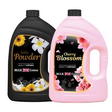 MiLK Cotton 高濃縮香水衣物柔順粉3.06L+櫻花版3.06L, 1組