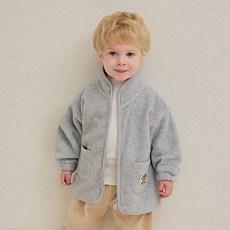 milkmile Daily小熊亮點搖粒絨外套