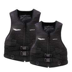 BUFFALO life jacket 水牛牌救生衣 2件組, 黑色