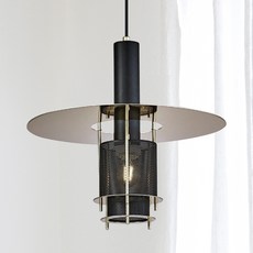 Saetbyeol House吊燈1燈吊燈, 黑色