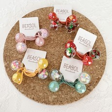 BEASOL 女童四季髮飾髮圈10件組