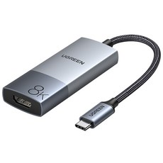 UGREEN 綠聯 Ultra 8K Type-C轉HDMI 2.1鏡像性別轉換器CM491, 單色, 20cm