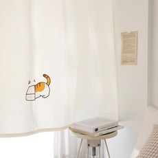 BELLELIFE 냠냠刺繡玄關門簾, 自然風