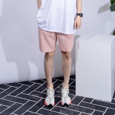 더간지 남성용 베이직 밴딩 카고반바지