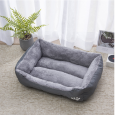 래이킨 고양이 푹신한 하우스 소파, 그레이, 1개