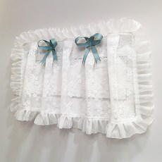 Lifesweet 網紗蕾絲黏貼式電箱遮蓋, 白色