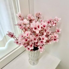 아르띠콜로 벚꽃 조화 인테리어 부쉬, 핑크, 5개