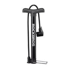 Rock Bros 便攜式高壓充氣自行車打氣筒 RB-A320, 黑色, 1入