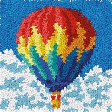 刺繡DIY包 30*30cm, B8熱氣球, 1組
