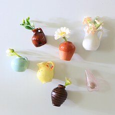 ScentBasket 迷你花瓶磁鐵 7種組, 混色