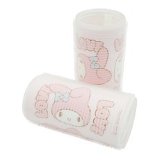 美樂蒂 愛心大髮捲, 粉紅色, 2個