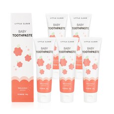 LITTLE CLOUD 無氟牙膏, 60g, 5入