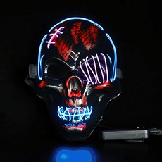 P&B UNITY LED骷髏面具兩色, 1個, 31 粉藍色