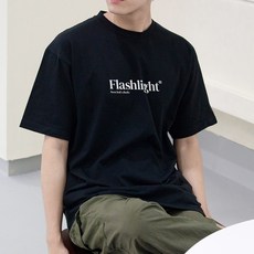 프린트스타 남성용 통기성 17수 레터링 면티 반팔티 KK_155