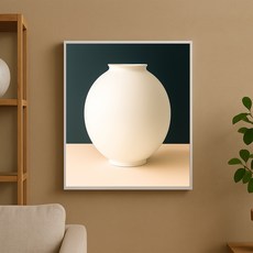 多福月亮罐畫框 粉彩G kisn119