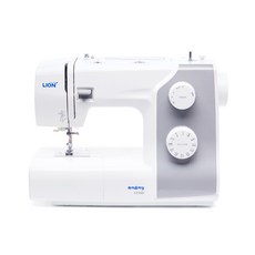 LION 家用縫紉機, 白+灰, A1300