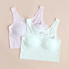 JUNIDAY 皇冠圖案無縫內衣 2入組