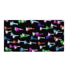 쿼르디 旅行海灘巾 椰子樹 黑色, 混色, 1個