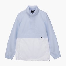 NEPA 中性款拼色半拉鍊式長袖防風T恤