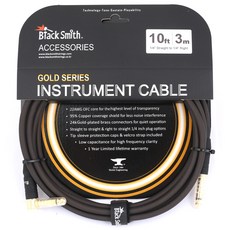 Black Smith 鐵匠金系列吉他貝司線日期記憶, 3m, 單色