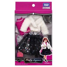 TAKARA TOMY Licca 莉卡娃娃 優雅毛絨冬季裙裝組 LA91285, LW-17, 1個