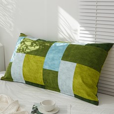 Casa Story 方形靠墊套, 綠色