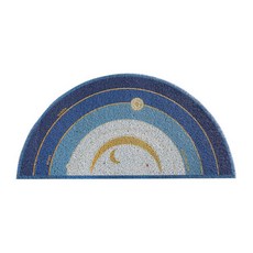 簡約藝術半圓腳踏墊, 14型