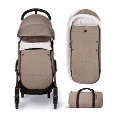 BABYZEN 嬰兒車溫暖舒適睡袋, 棕色, 1入