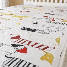 棉質防水墊子, 白色